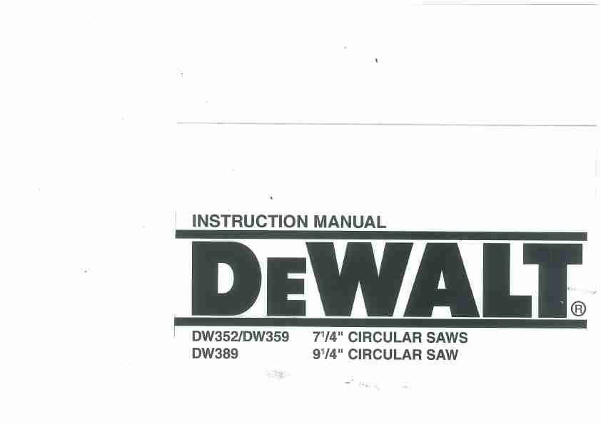 DeWalt Saw DW352-page_pdf